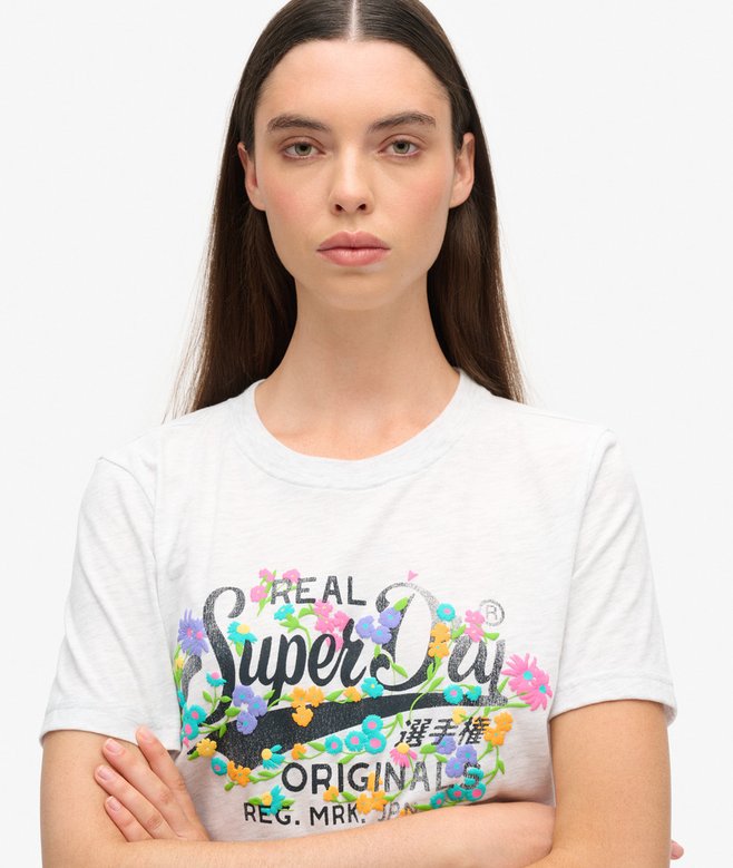 Superdry Real Originals Floral T-Shirt