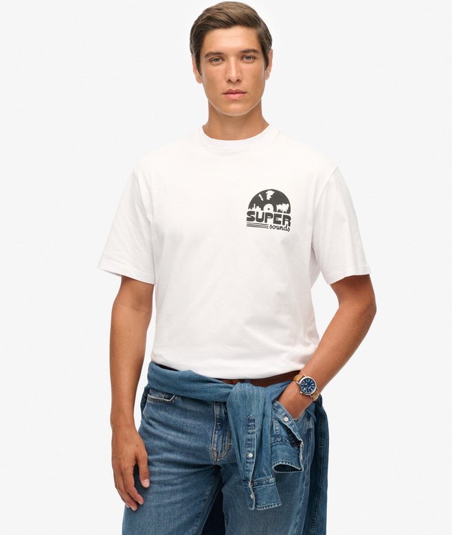 superdry Record Label Oversized T-Shirt