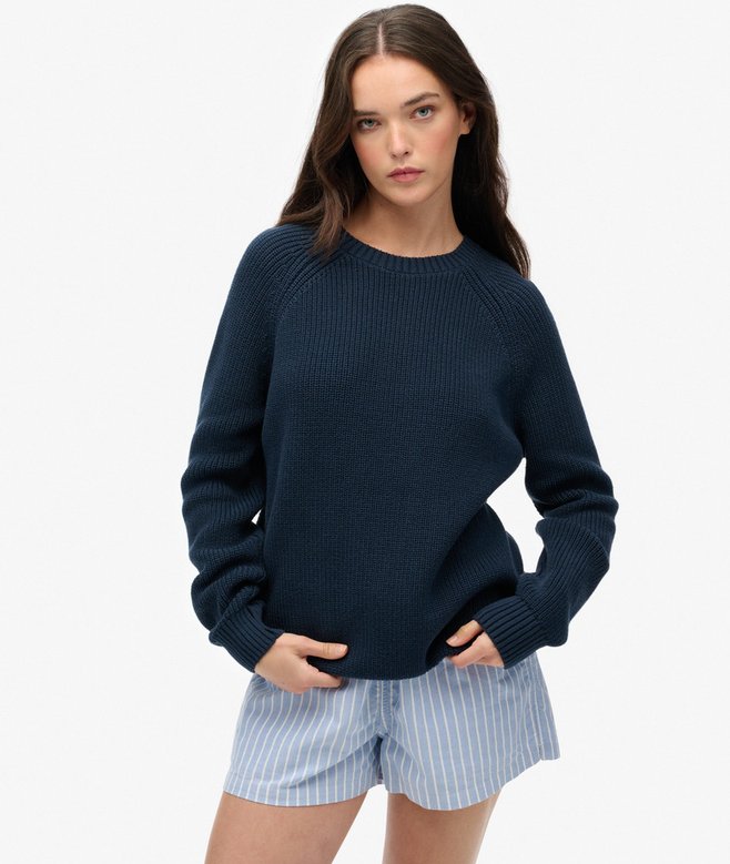 Superdry Relaxed Ribbed Knitted Jumper