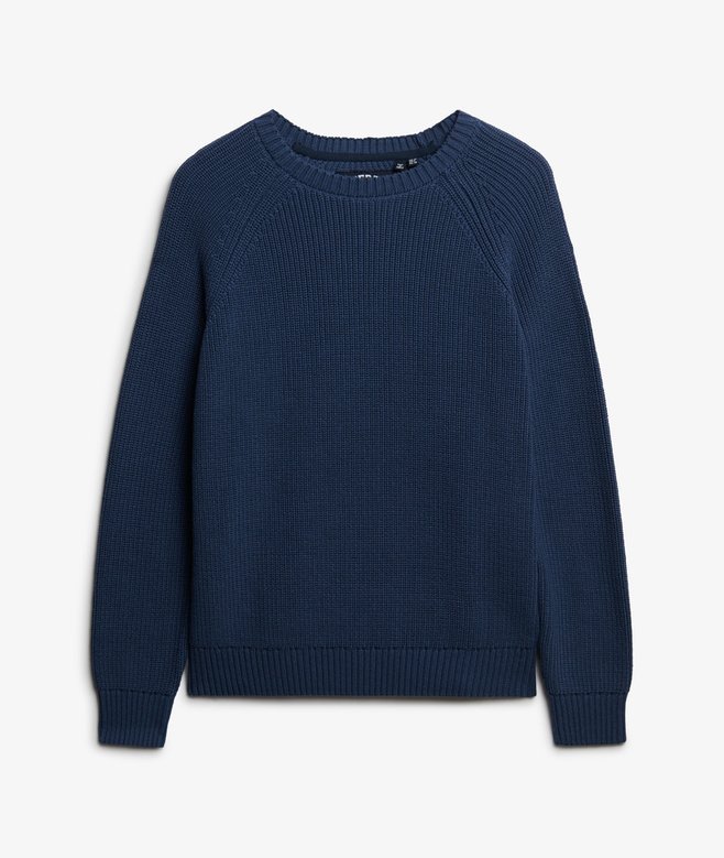 superdry Relaxed Ribbed Knitted Jumper