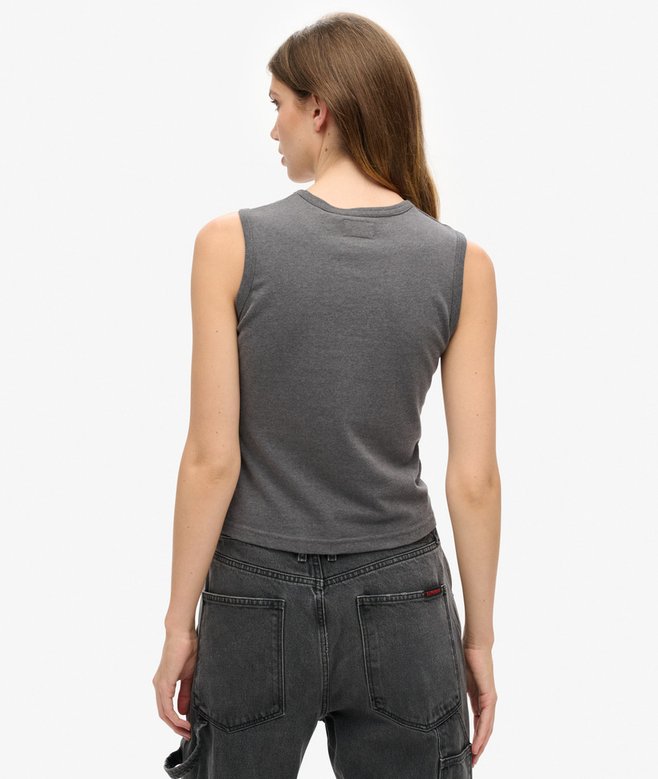 Superdry Retro Embellished Slim Vest Top