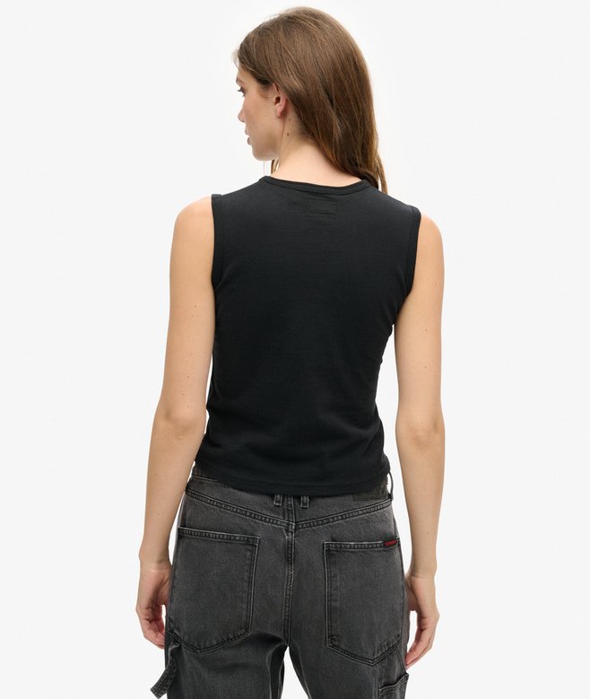 Superdry Retro Embellished Slim Vest Top