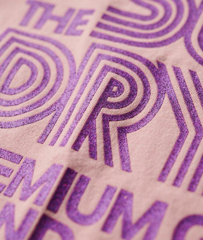 Superdry Retro Glitter Logo T-Shirt