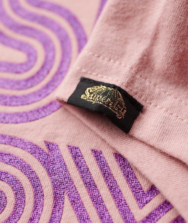 Superdry Retro Glitter Logo T-Shirt