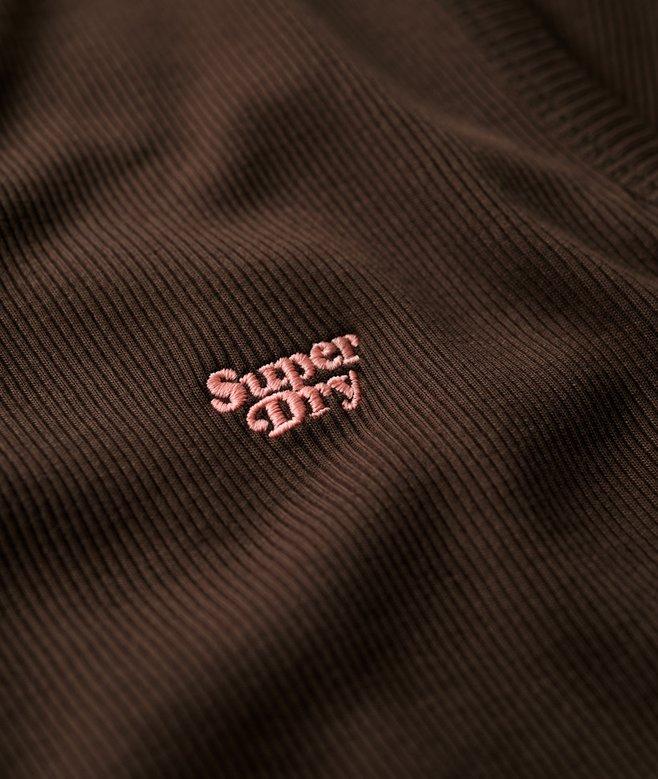 Superdry Rib Bodycon Midi Dress