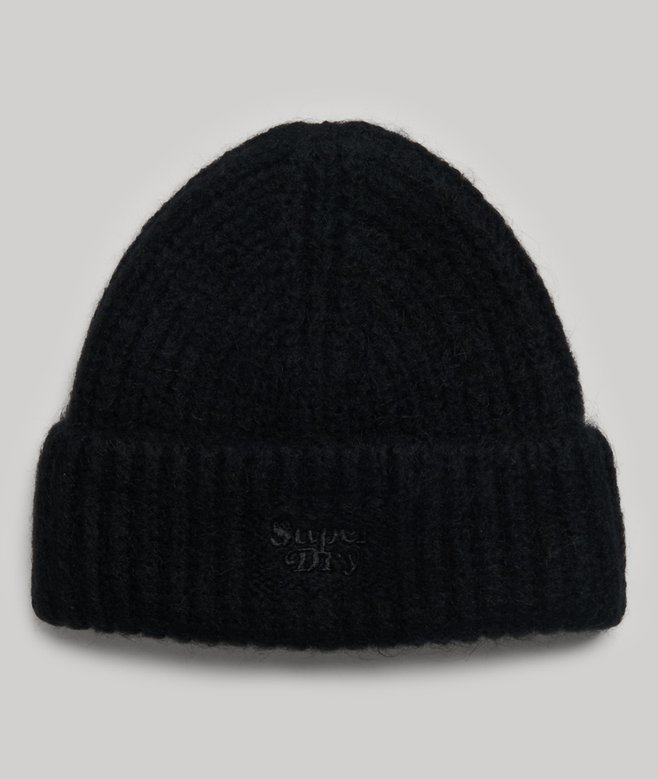 superdry Rib Knit Beanie Hat