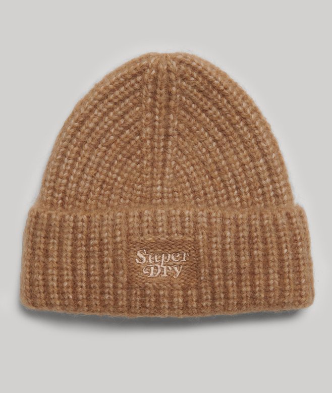 superdry Rib Knit Beanie Hat