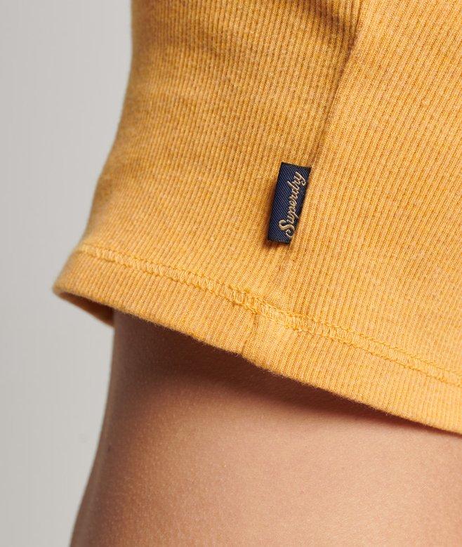 Superdry Rib Lace Trim Cami Top