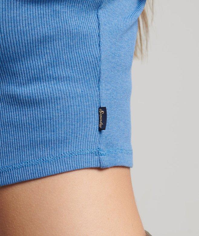 Superdry Rib Lace Trim Cami Top