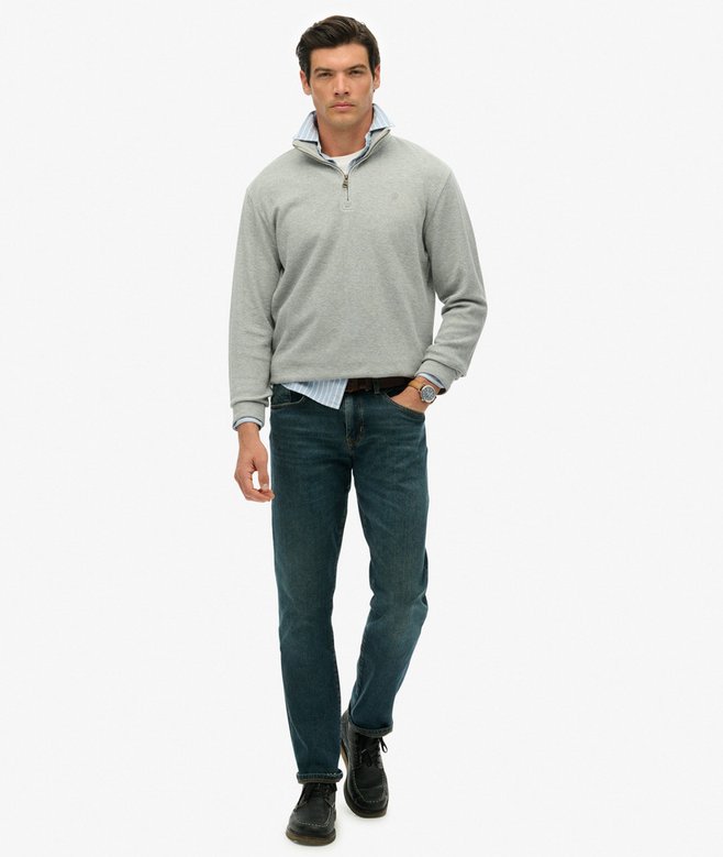 Superdry Ribbed Half Zip Jumper