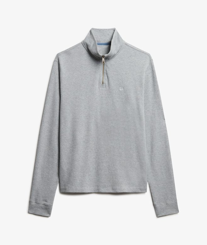 superdry Ribbed Half Zip Jumper