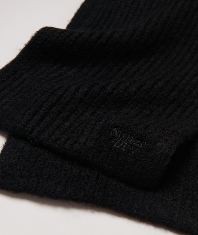 Superdry Ribbed Knit Scarf