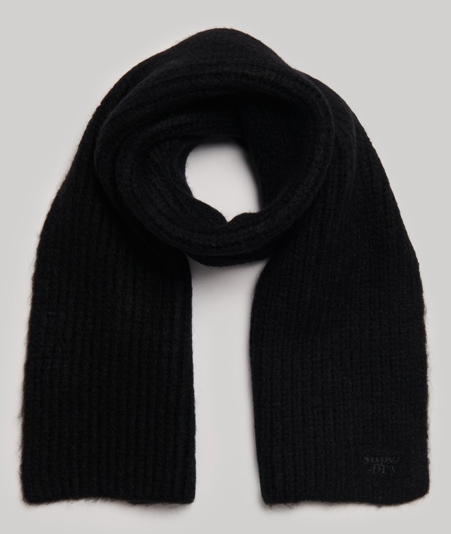 superdry Ribbed Knit Scarf