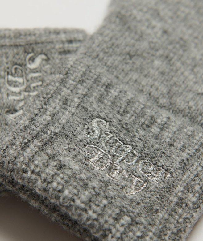 Superdry Ribbed Knitted Gloves