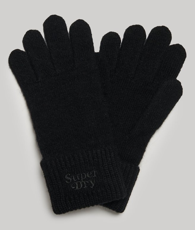Superdry Ribbed Knitted Gloves
