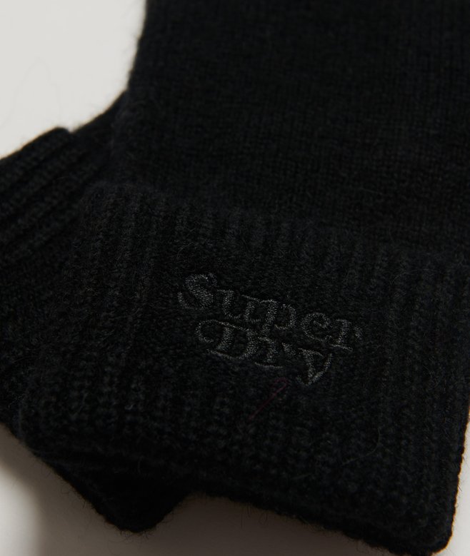 Superdry Ribbed Knitted Gloves