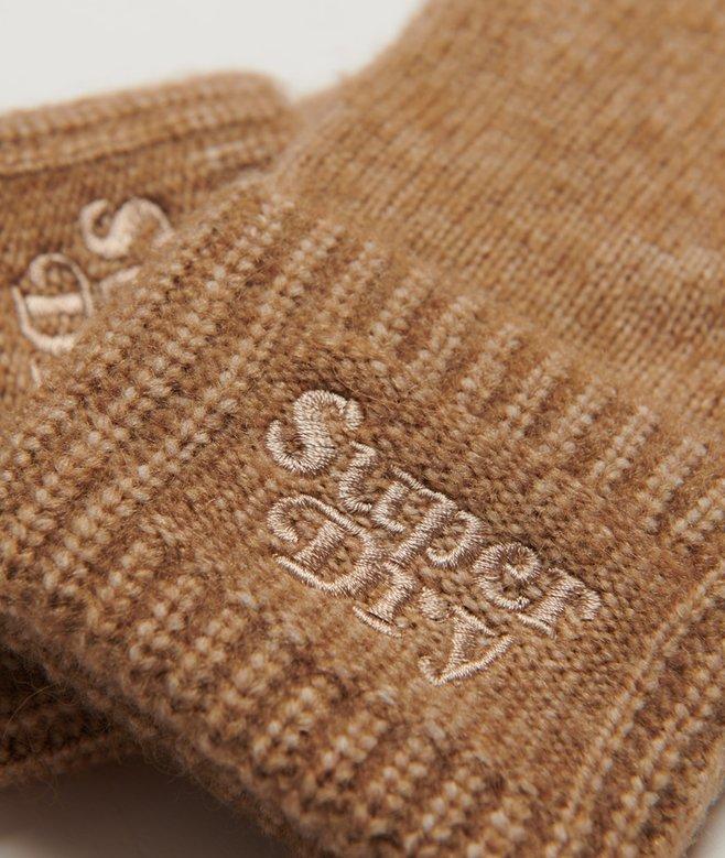 Superdry Ribbed Knitted Gloves