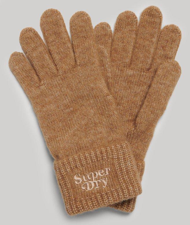 Superdry Ribbed Knitted Gloves