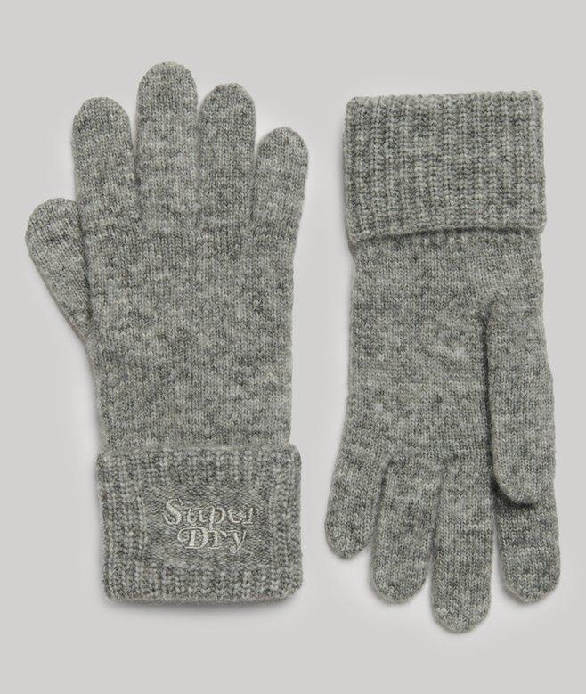 superdry Ribbed Knitted Gloves