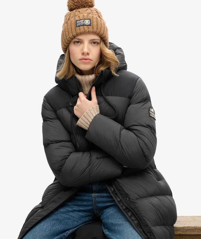 Superdry Rip-Stop Longline Puffer Coat