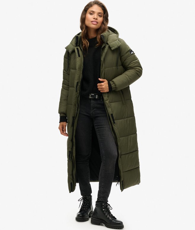 superdry Ripstop Longline Puffer Coat