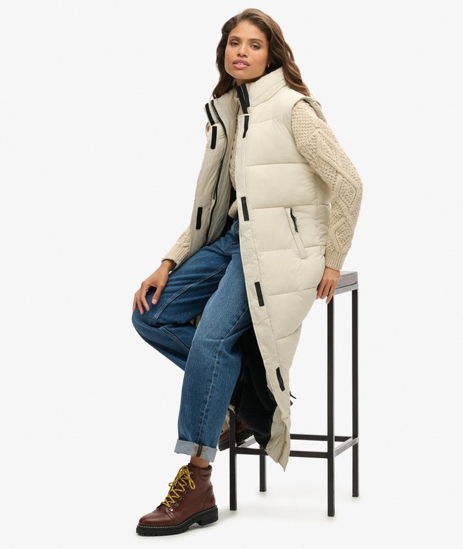 Superdry Ripstop Longline Puffer Gilet