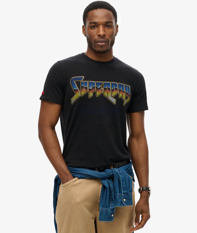 superdry Rock Graphic Band T-Shirt