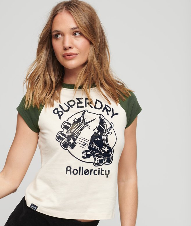 superdry Roller Graphic Baseball Mini T-Shirt