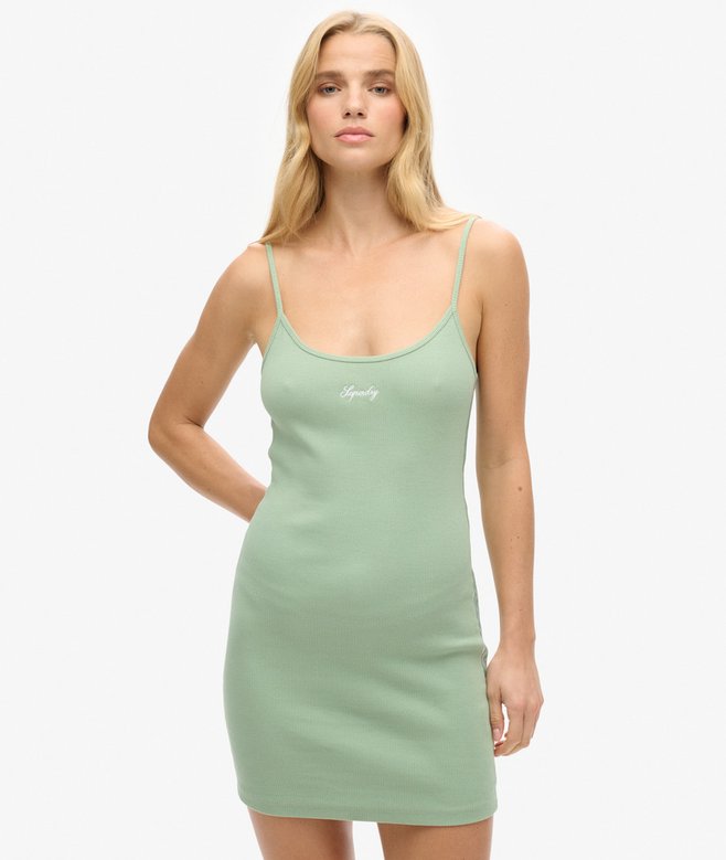 superdry S Logo Strappy Dress