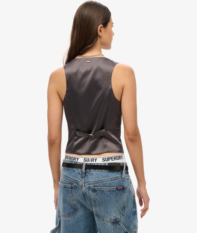 Superdry Satin Back Waistcoat