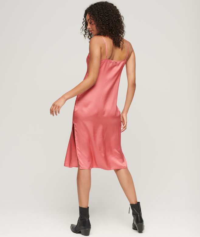 Superdry Satin Cami Midi Dress
