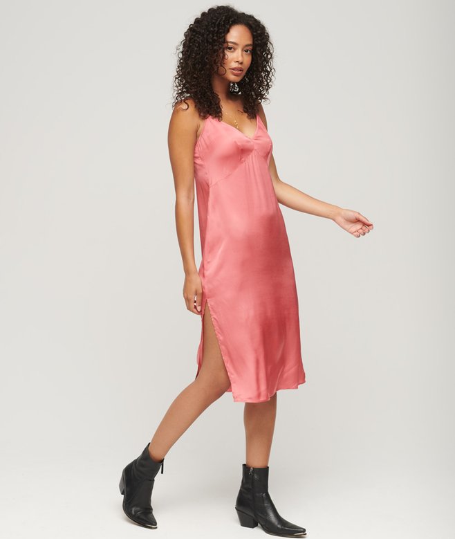 Superdry Satin Cami Midi Dress
