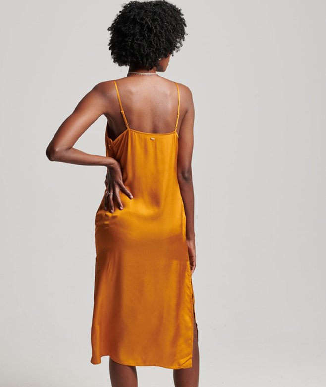 Superdry Satin Cami Midi Dress