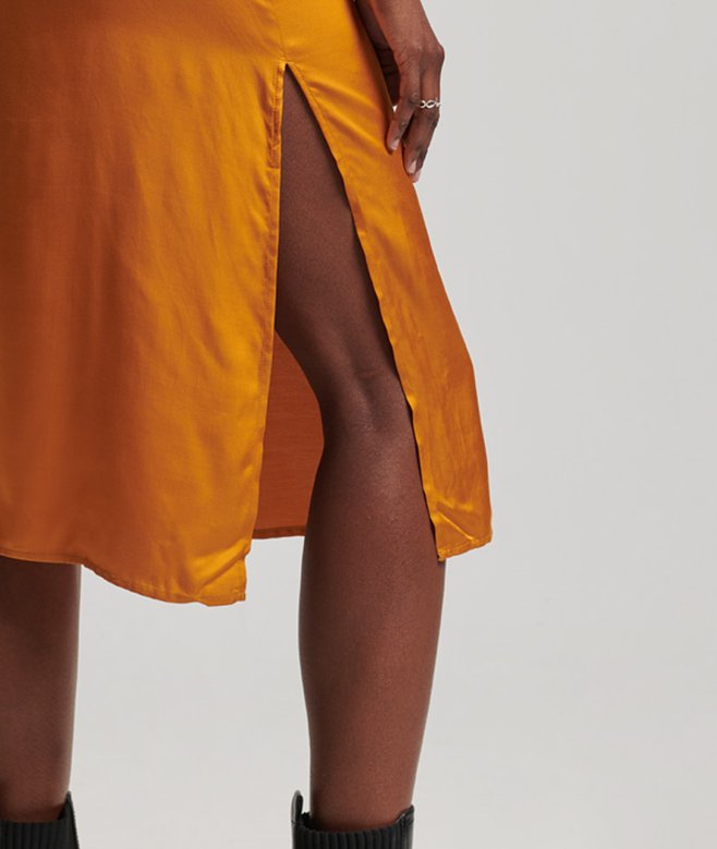 Superdry Satin Cami Midi Dress