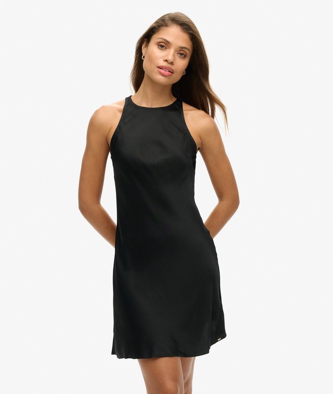 Superdry Satin Racer Mini Dress