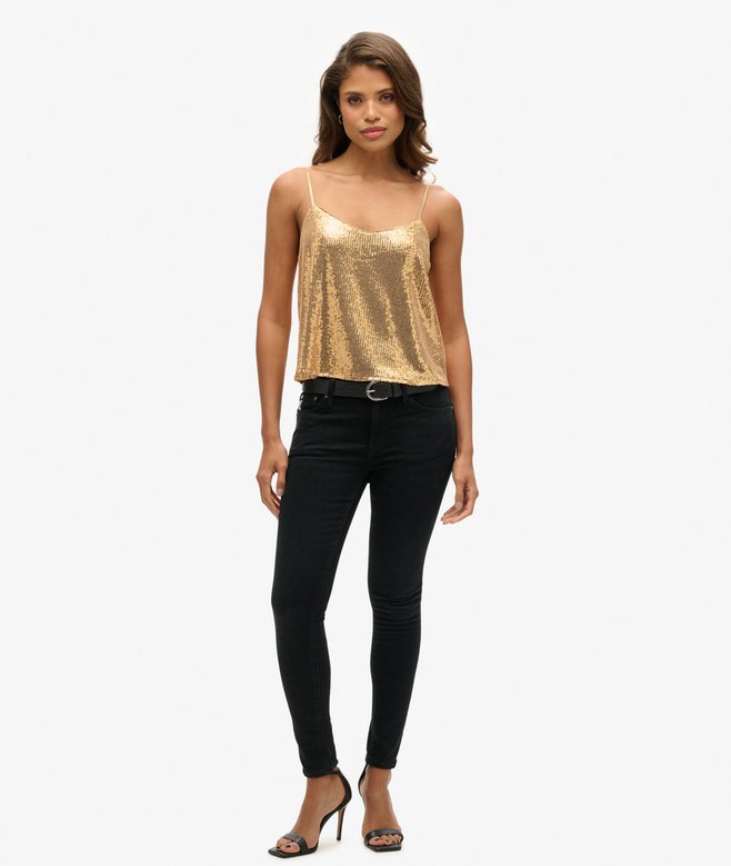 Superdry Sequin Cami Vest Top