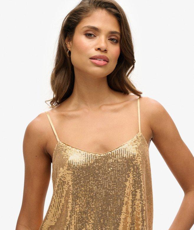 Superdry Sequin Cami Vest Top