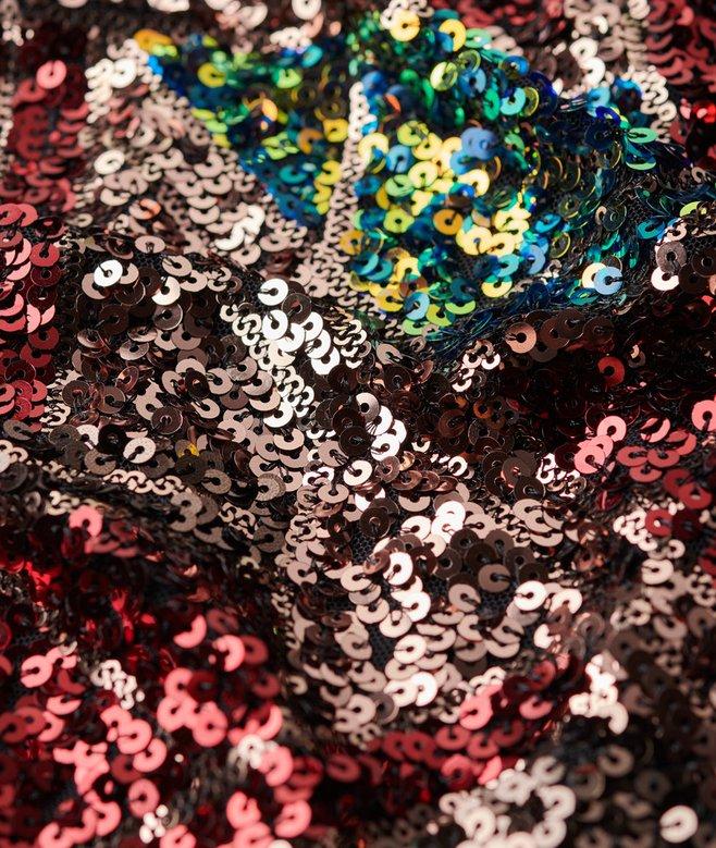 Superdry Sequin Halter Midi Dress