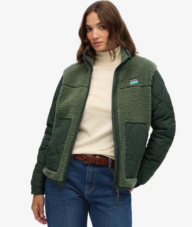Superdry Sherpa Fleece Hybrid Jacket