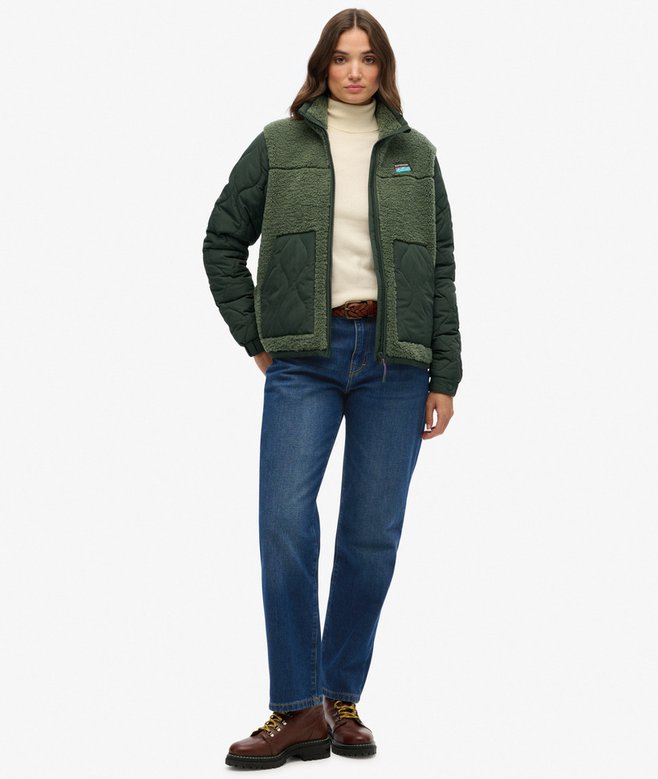 Superdry Sherpa Fleece Hybrid Jacket