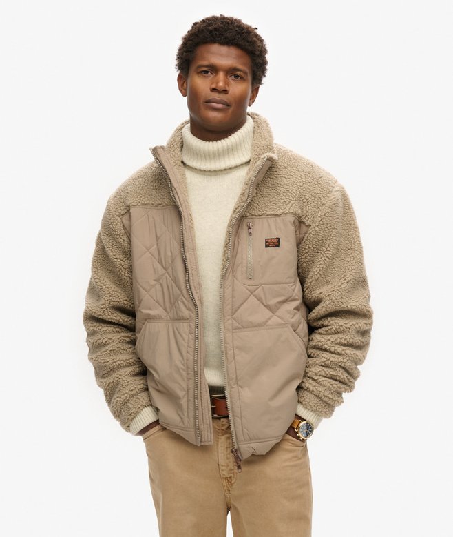 superdry Sherpa Workwear Hybrid Jacket