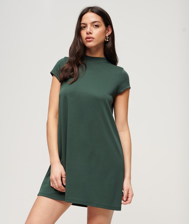 superdry Short Sleeve A-line Mini Dress