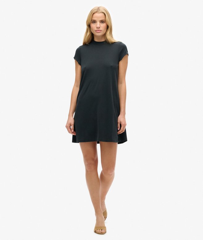 superdry Short Sleeve A-line Mini Dress