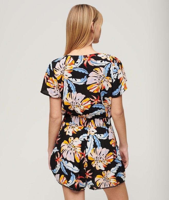 Superdry Short Sleeve Beach Playsuit