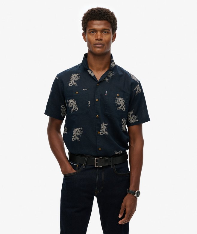 superdry Short Sleeve Beach Shirt
