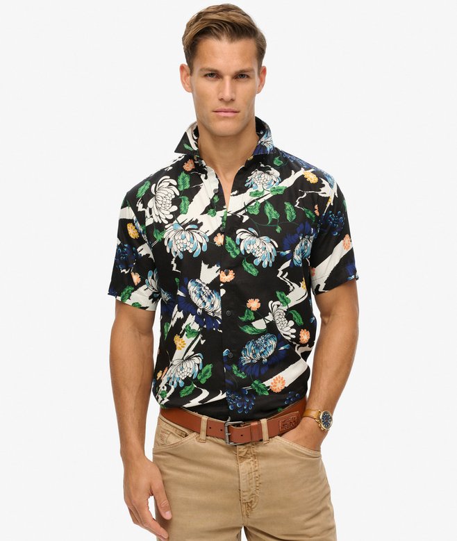superdry Short Sleeve Hawaiian Shirt