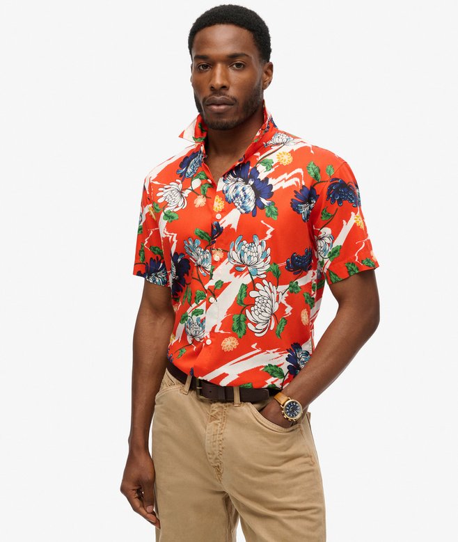 superdry Short Sleeve Hawaiian Shirt