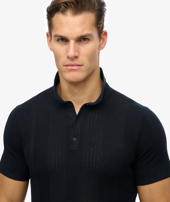 Superdry Short Sleeve Knitted Polo Shirt