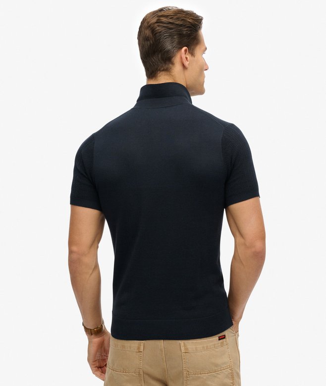 Superdry Short Sleeve Knitted Polo Shirt