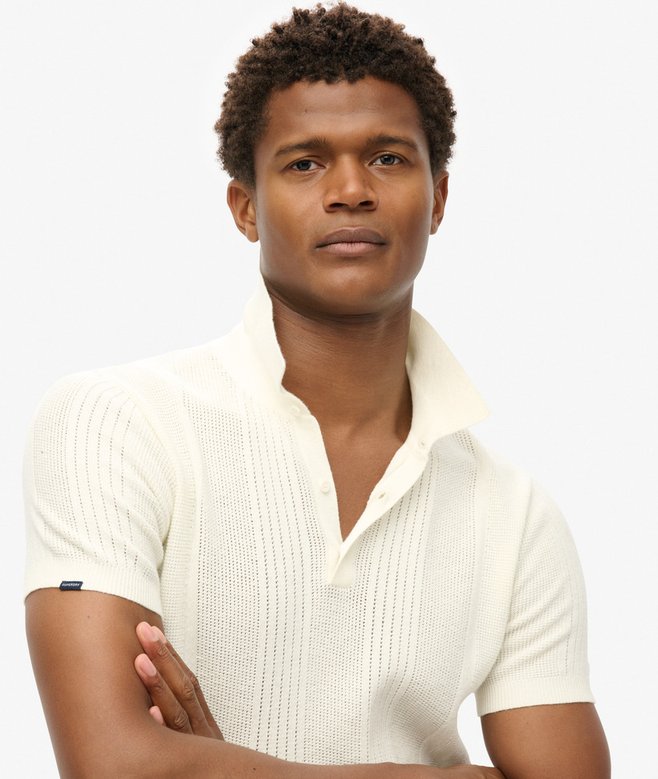 Superdry Short Sleeve Knitted Polo Shirt